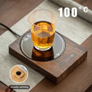 200W 컵 히터 커피 머그잔 워머 100 °C 핫 티 메이커 5 기어 코스터 히팅 패드 밀크티용 전기 플레이트 22