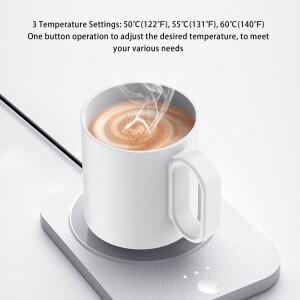 스마트 음료 워머 USB 전원 55 ℃ 데스크 9V용 지속적인  전기 커피 머그컵