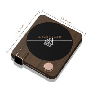 WHYY-220V 커피 & 차용 데스크 머그 히터 일정한 온도를 갖춘 전기 음료 워머 9단계 가열 패드 EU 플매트