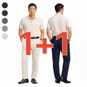 1+1 여름 신상 시원한 남성 캐쥬얼 정장바지 LV-PTA-NC131