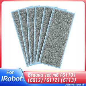 iRobot Braava Jet m 시리즈용 세척 가능 습식 물 패드 M6(6110)(6012)(6112)(6113)용 재사용