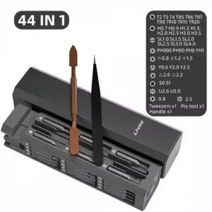 [하프클럽/]44 IN 1 마그네틱 전자 비트 수리 미니 도구 키트