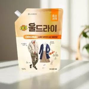 드라이 클리닝 집에서 홈드라이 전용 중성 세제 리필 1.3L