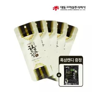 [흑삼캔디추가][본사직영] 대동고려삼 4년근 고려 홍삼정과 골드 5포(낱포/벌크포장)
