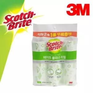[mlzxkq_66]테이프클리너 대형 팩 3M393 3M 리필3매