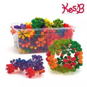 EK 캐스B 튼튼 크리에듀 눈송이연결블럭150pcs 1426 유아 아동 아이들 장난감놀이 완구