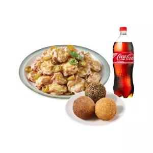 [푸라닭] 순(다리)살 고추마요+3색볼(3구)+콜라 1.25L