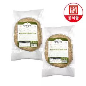 한성기업 홍반장 야채순대 롤형 1kg X 2개