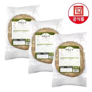 한성기업 홍반장 야채순대 롤형 1kg X 3개