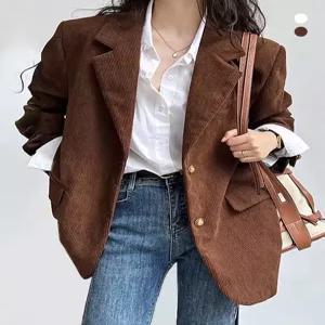 [키리앙][키리앙] 엘리 코듀로이 싱글 자켓