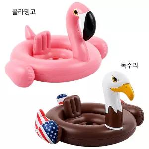 플라밍고 보행기튜브 어린이 여름 물놀이 튜브
