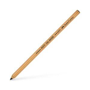 FABER-CASTELL PITT 모노크롬 아티스트 연필, 블랙, 베이스, 소프트 2번 오일