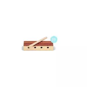 EK 키드짐 우드블록 20/ 3.7cm x 5.7cm x 20cm/ 블록을 나무채로 쳐서 소리내는악기/ 표현활동