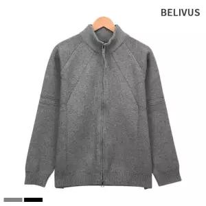[빌리버스]빌리버스 남자 니트 집업 투웨이 겨울 긴팔 BELI004