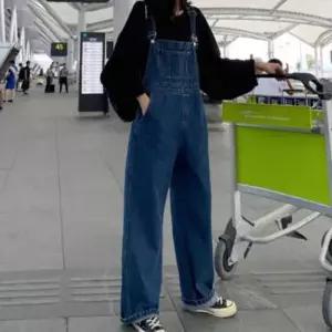 운동반바지 디자인 트랜디한 바지 여성 멜빵 와이드핏
