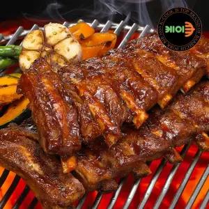 [롯데백화점]인정식탁 실속형 바베큐폭립 400g × 1팩 + 매콤폭립 400g × 1팩