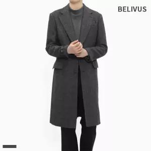 [빌리버스]빌리버스 남자 울 자켓 헤링본 정장 싱글 재킷 호시스테치 아우터 BVOT126