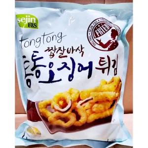 오징어튀김 (24-28개 1K) X8 냉동 즉석 간편 요리 캠핑 술안주 호프 맥주 간식용