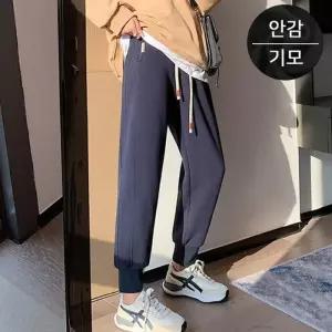[퀸이즈][퀸이즈] [77까지]레이 사이드 포인트 융기모 조거팬츠