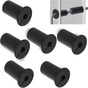케이블용 6 PCS 3/4인치 스타링크 월 그로밋 통과 이더넷 코드 라우팅용 액세서리용 실리콘 부싱