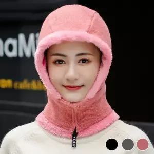 [옷자락]여자 FUR안감 집업 보온 방한 후디 FW 넥 워머