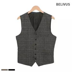 [빌리버스]빌리버스 남자 정장 조끼 브이넥 싱글 베스트 BIT210