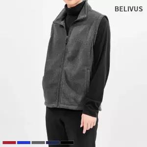 [빌리버스]빌리버스 남자 조끼 하이넥 경량 라이트 후리스 베스트 BDGS005
