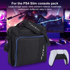 호환 PS4 슬림 시스템 콘솔용 휴대용 숄더 캐리 백  여행 파우치  플레이스테이션 방수 보관