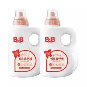 [구형] 비앤비 유연제 자스민향 용기형 1.5L 2개