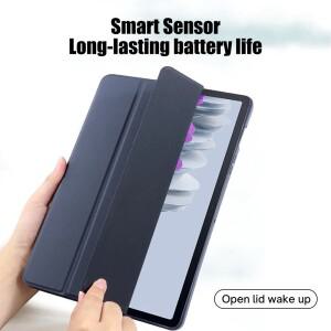 호환 삼성 갤럭시 탭 케이스 실리콘 타블렛 커버 S7/S8/S9 11인치 플러스 S6Lite 마그네틱 슬롯 포함)