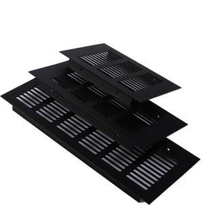 직사각형 캐비닛 옷장 환기구 커버 시트 플레이트 펀치 그릴 150mm