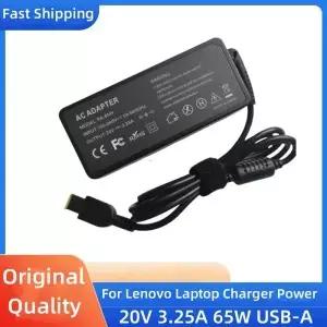 20V 3.25A 65W 사각형 AC 노트북 충전기 전원 어댑터 (레노버 씽크패드 X301S X230S G500 G405 X1 카본