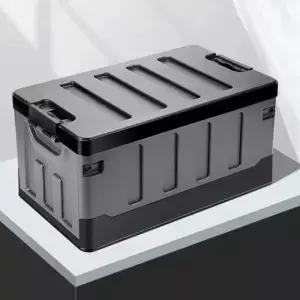 1/2pcs 대형 캠핑 보관함 추가 자동차 트렁크 휴대용 방수 카시트 접이식 플라스틱