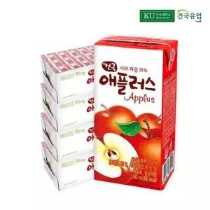 건국우유 애플러스 사과 음료 190ml 96팩