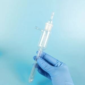 6-in-one 전문 대기 포름알데히드 검출 장비 10ml 직선형 대형 바우어 가스 샘플링 튜브