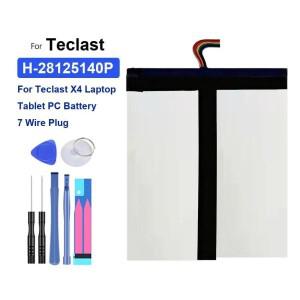 호환 태블릿 배터리 오래 지속되는 H-28125140P 6000-9000mAh 태클라스트 X4 T40 PC 5 7 와이어 플러그 프