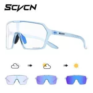 SCVCN 새로운 광변색 선글라스 MTB 사이클링 안경 야외 스포츠 러닝 운전 고글 UV400 보호 자전거
