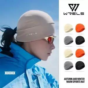 WRELS 겨울 모자 방풍 땀 흡수 여성 부드러운 따뜻한 야외 사이클링 러닝 스키 스포츠 비니 가을