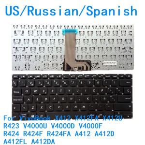 미국 RU SP 백라이트 키보드 ASUS VivoBook X412 R423 V4000U