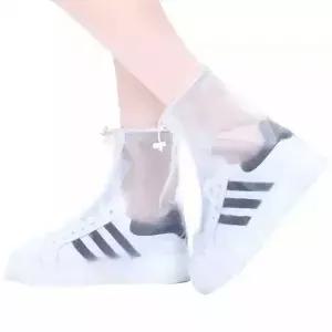 야외 여행용 방수 신발 커버 휴대용 스노우 성인 PVC 장화 남녀공용