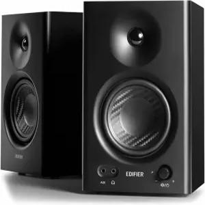 Edifier MR4 42W 모니터 스피커 스튜디오 PC dtm Composer 유선 외부 TRS Balanced/RCA/AUX 입력 35mm