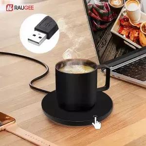 머그 워머 USB 컵 히터 커피 히팅 패드 전기 밀크 티 온도 조절 코스터 사무실 가정용