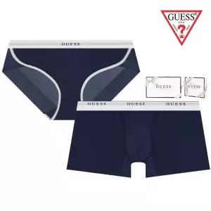 게스 언더웨어 GEWBP232GEMDR232NY-EJS 여성 커플속옷 면 컬리포인트 여성팬티 남