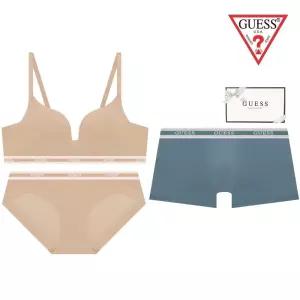 게스 언더웨어 GEWBR832GEWBP832GEMDR832-EJS 여성 커플속옷 면 노와이어 볼륨업 커