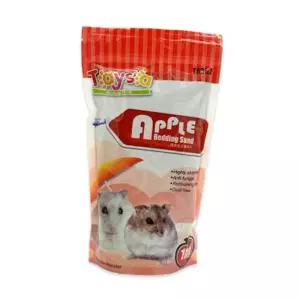 햄스터 벤토나이트 화장실 모래 사과향 1kg 소동물 배변 훈련 용품 배변모래 먼지없는모래 사과향모래