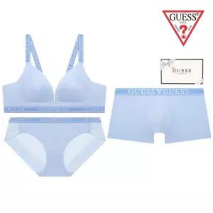 게스 언더웨어 GDWBR211BP211DR211BU-EJS 여성 커플속옷 면 메쉬 노와이어 커플속