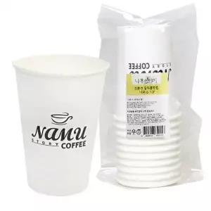 [아우트_66]종이컵 아메리카노컵 테이크아웃 480ml 10개
