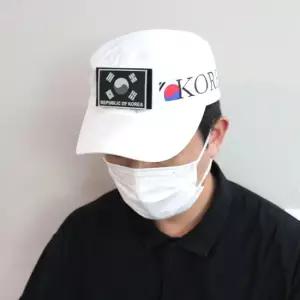태극기 실리콘 와펜 패치 검정회색 군복 밀리터리 장착용 부착물 찍찍이패치 찍찍이와펜