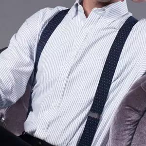 남성 5컬러 클래식한 멋 완벽한 핏 집게멜빵 서스펜더