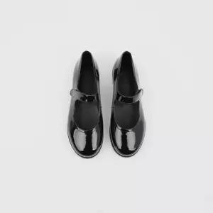 [갤러리아] 앙뉴 멀베리 블랙크링크 교복구두 / 데일리 학생 플랫슈즈 225~260mm